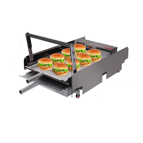 Double Layer Hamburger Heating Machine